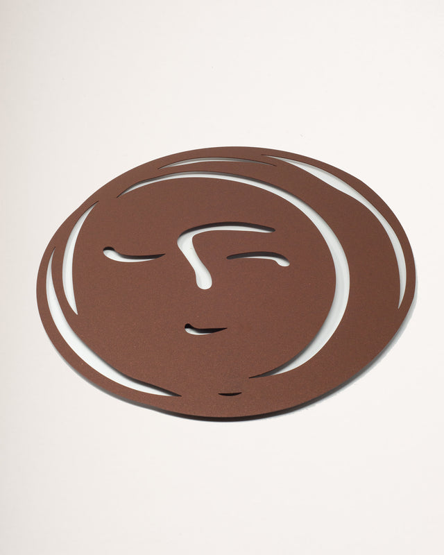 Kit Sottopiatti Doppia Luna Ruggine