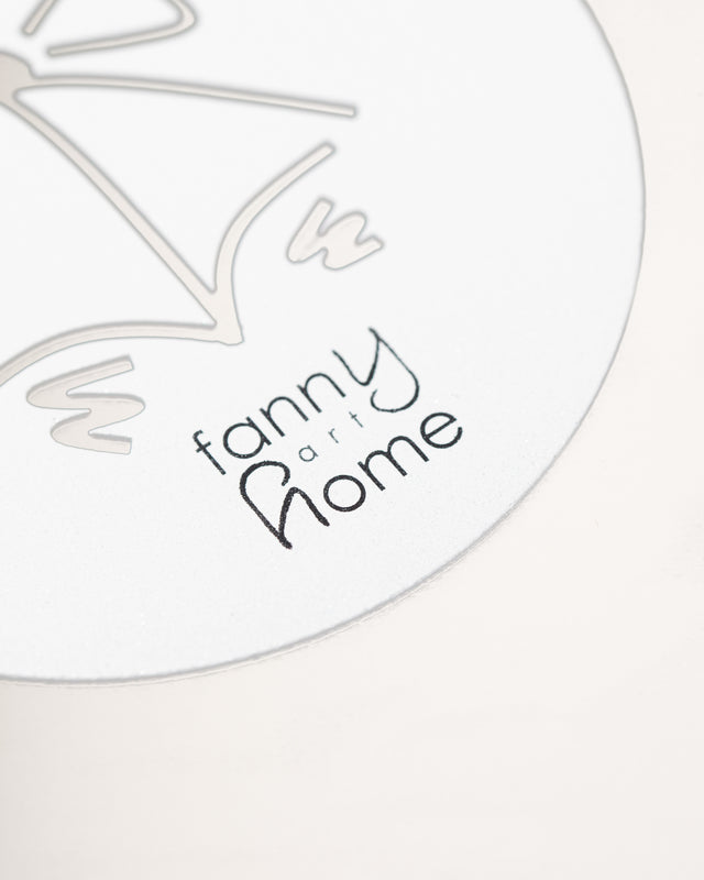 Art Box Natale set di 4 sottobicchieri luxury tema Renna/Cappello/Campane/Albero bianco