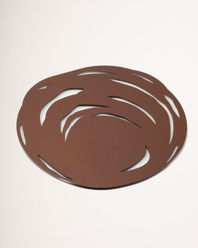 Kit Sottopiatti Doppia Luna Ruggine