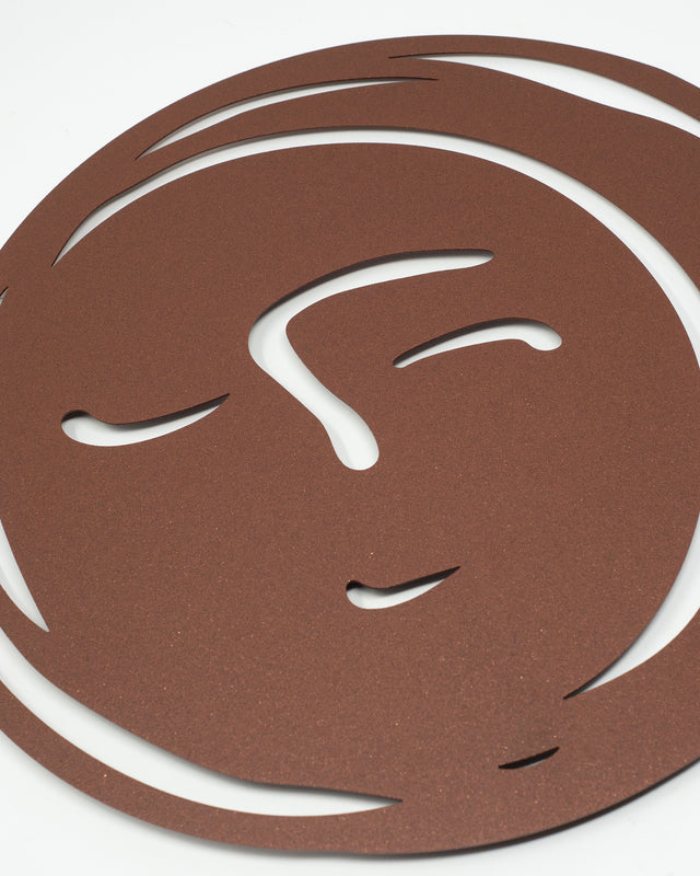 Kit Sottopiatti Doppia Luna Ruggine