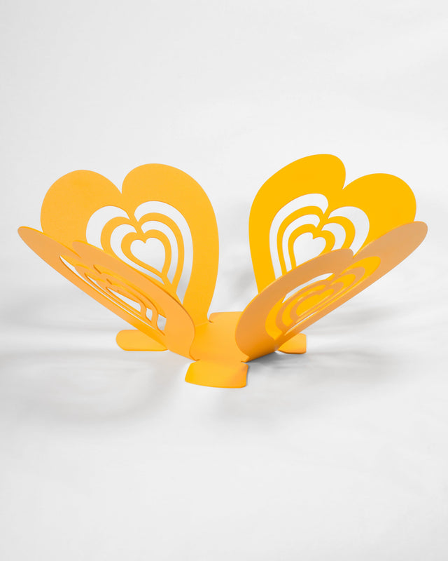 Centrotavola Cuore Multiplo Grande Ocra