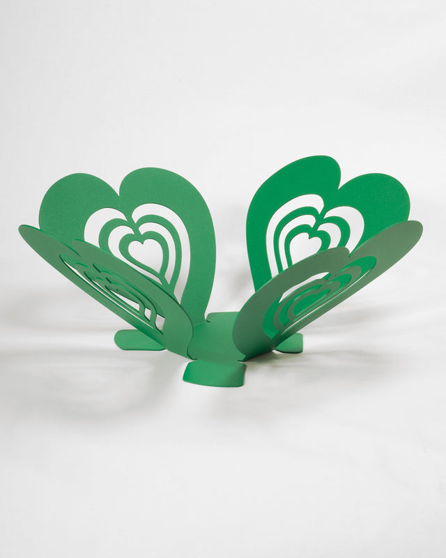 Centrotavola Cuore Multiplo Grande Verde